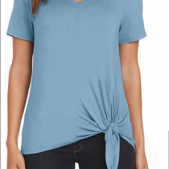 Matty M Ladies' Side Tie Tee - Picture 4 of 5